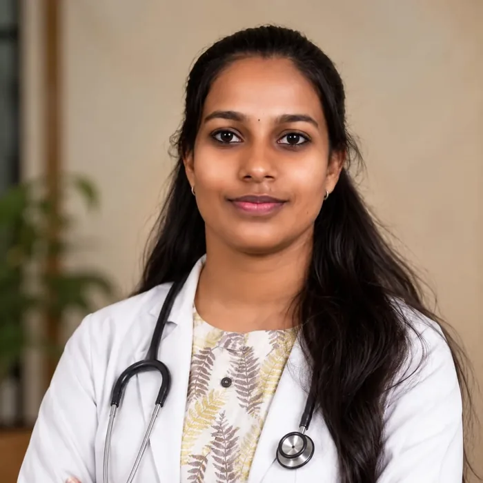 Dr. Vismaya V Nair, BHMS homoeopathy doctor for PCOD and PCOS in Neyyattinkara